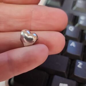 Authentic Pandora Retired Vintage Puffy Heart EUC